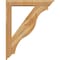 Ekena Millwork Funston Traditional Rough Sawn Bracket w/ Offset Brace, Western Red Cedar, 6"W x 34"D x 42"H BKT0604X34X42FST01RWR - alternate 4